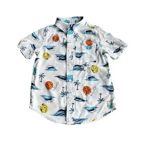 Pokémon XS Youth Button Down Shirt